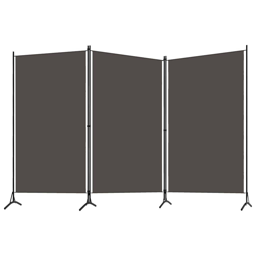 Paravento a 3 Pannelli Antracite 260x180 cm | homemem39
