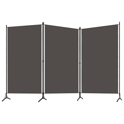 Paravento a 3 Pannelli Antracite 260x180 cm | homemem39