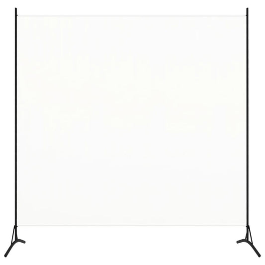 Paravento Bianco 175x180 cm in Tessuto - homemem39