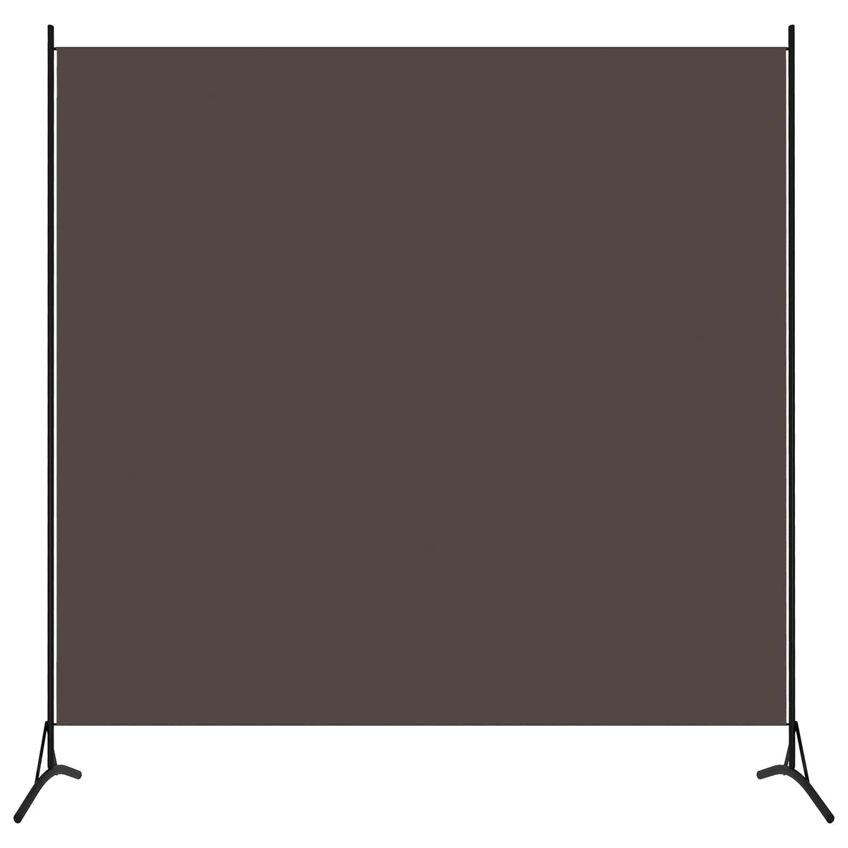 Paravento Marrone 175x180 cm in Tessuto