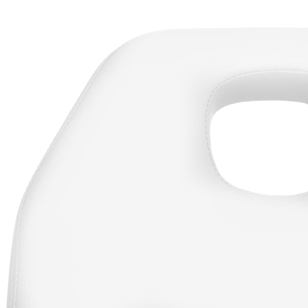 Lettino da Massaggio Bianco 180x62x(86,5-118) cm | homemem39