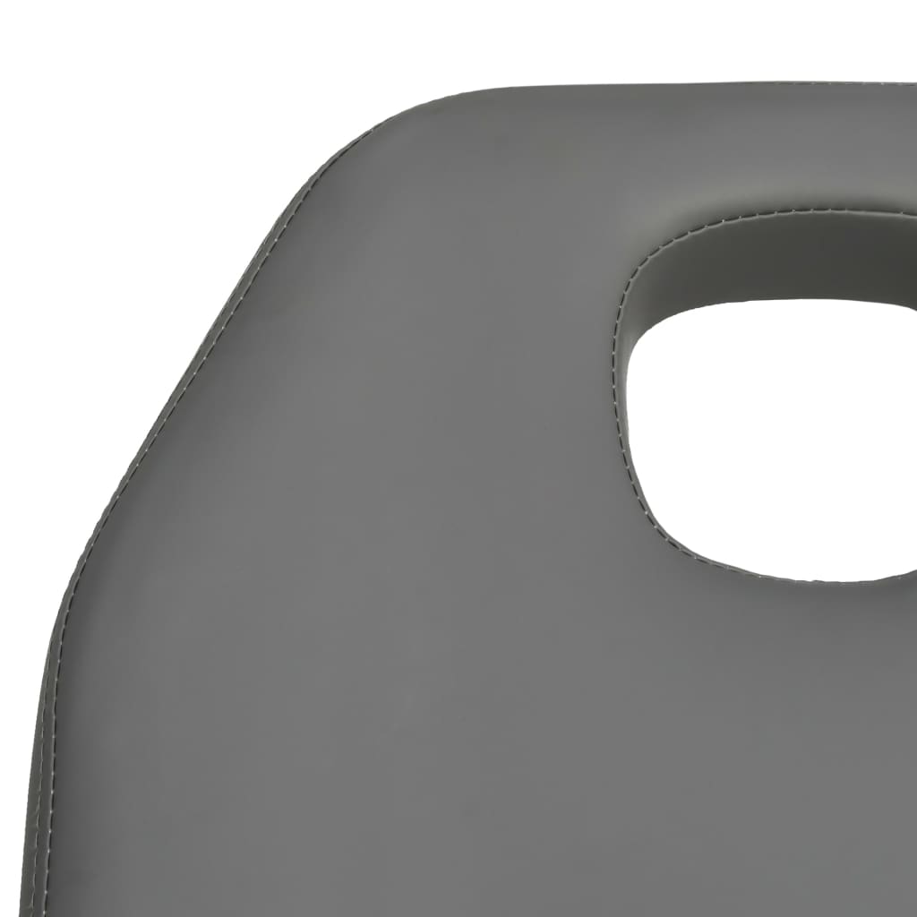 Lettino da Massaggio Grigio 180x62x(86,5-118) cm | homemem39