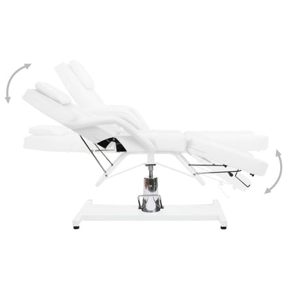 Lettino da Massaggio Bianco 180x62x(87-112) cm | homemem39