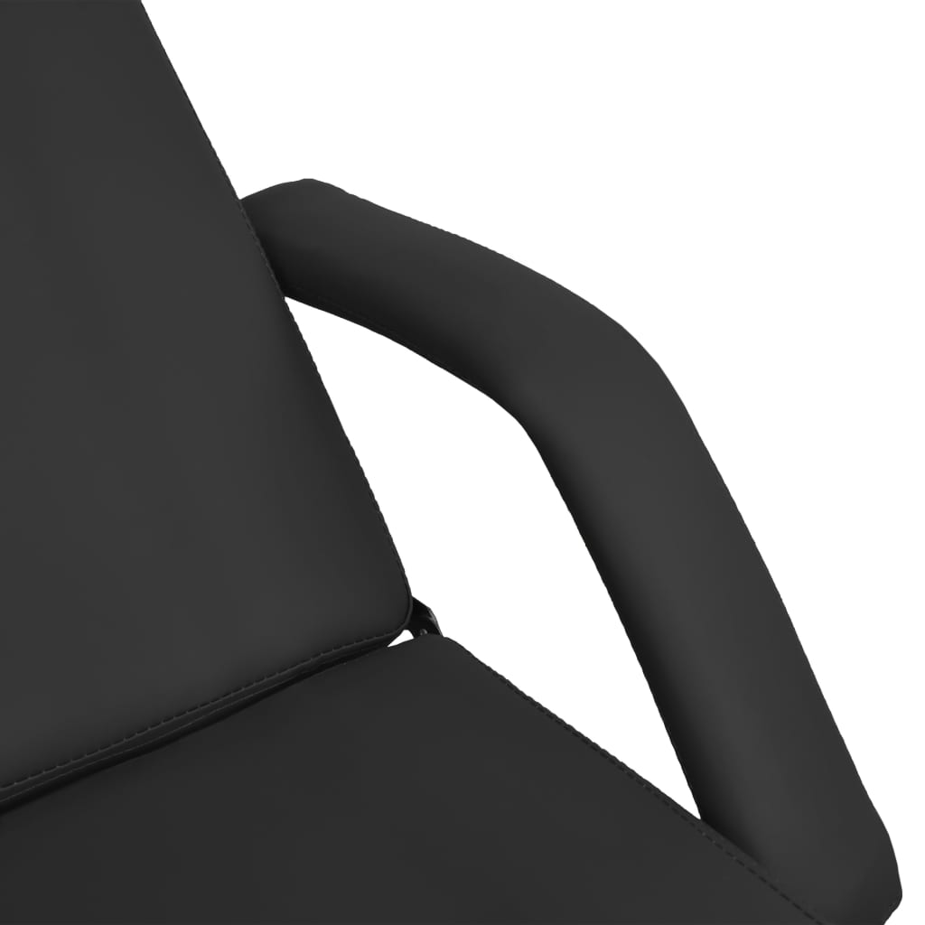 Lettino da Massaggio Nero 180x62x(87-112) cm | homemem39