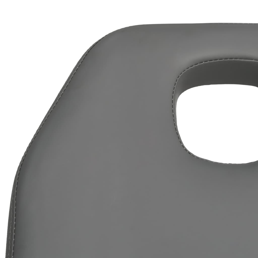 Lettino da Massaggio Grigio 180x62x(87-112) cm | homemem39