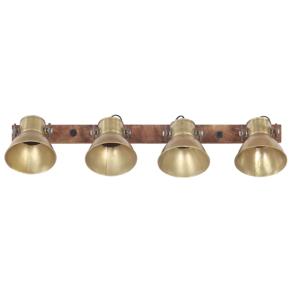 Lampada da Parete Stile Industriale Ottone 90x25 cm E27