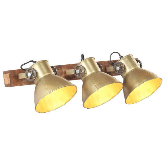 Industrial Style Wall Lamp Brass 65x25 cm E27