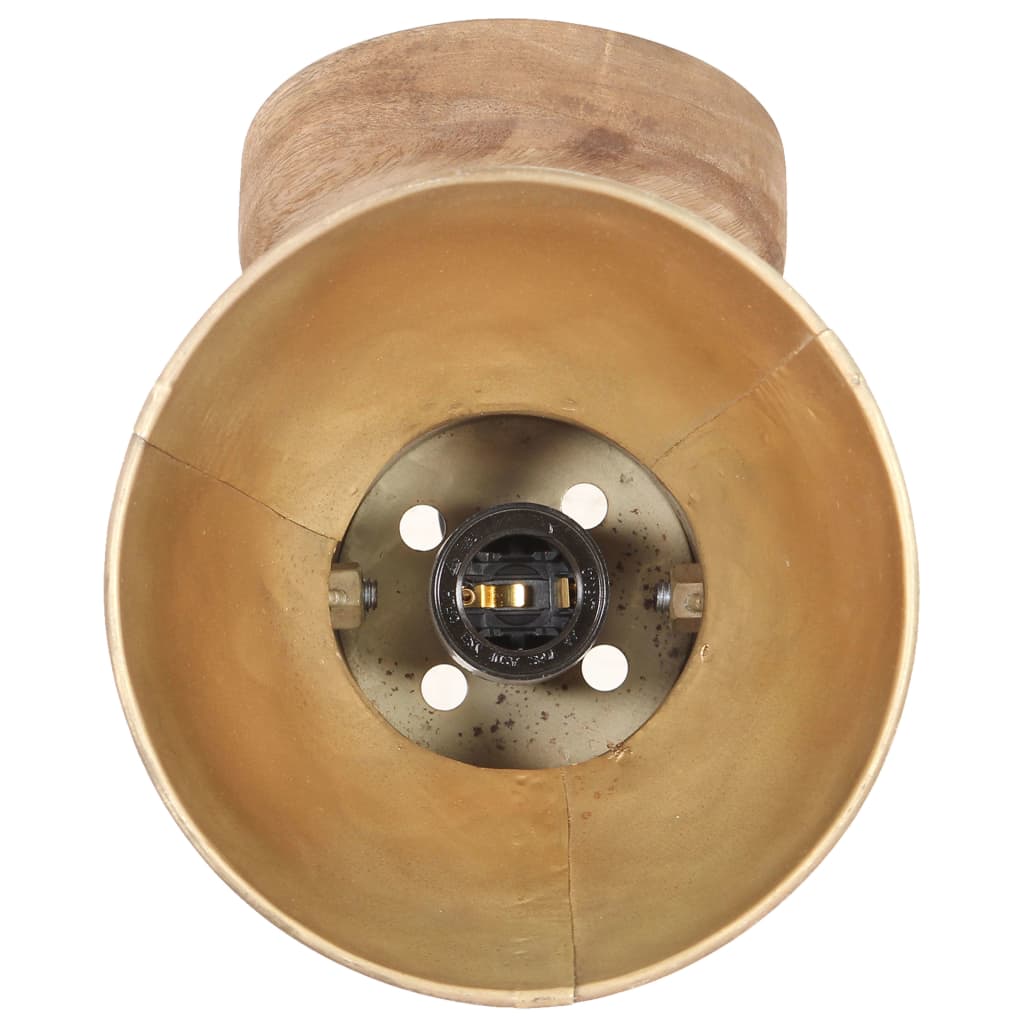 Lampade da Parete/Soffitto 2 pz Industriale Ottone 20x25 cm E27 | homemem39