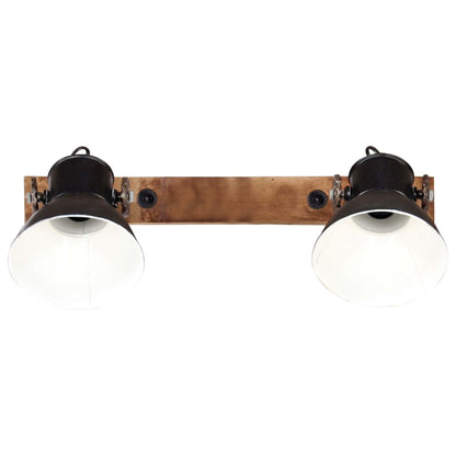 Lampada da Parete Stile Industriale Nera 45x25 cm E27 - homemem39