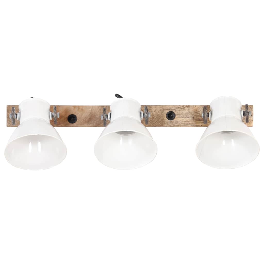 Lampada da Parete in Stile Industriale Bianca E27