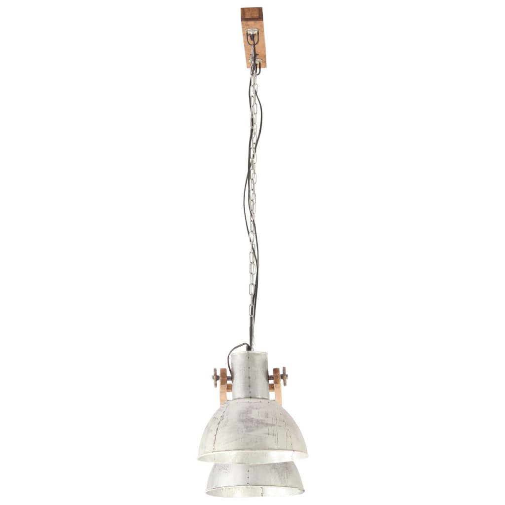 Lampada a Sospensione Industriale 25 W Argento 109 cm E27