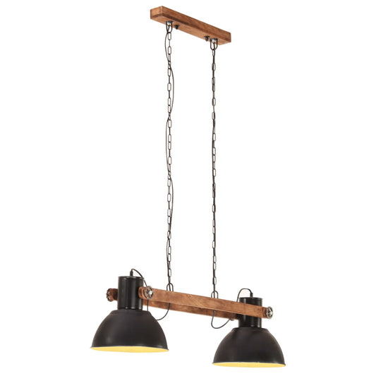 Industrial Pendant Lamp 25 W Black 109 cm E27