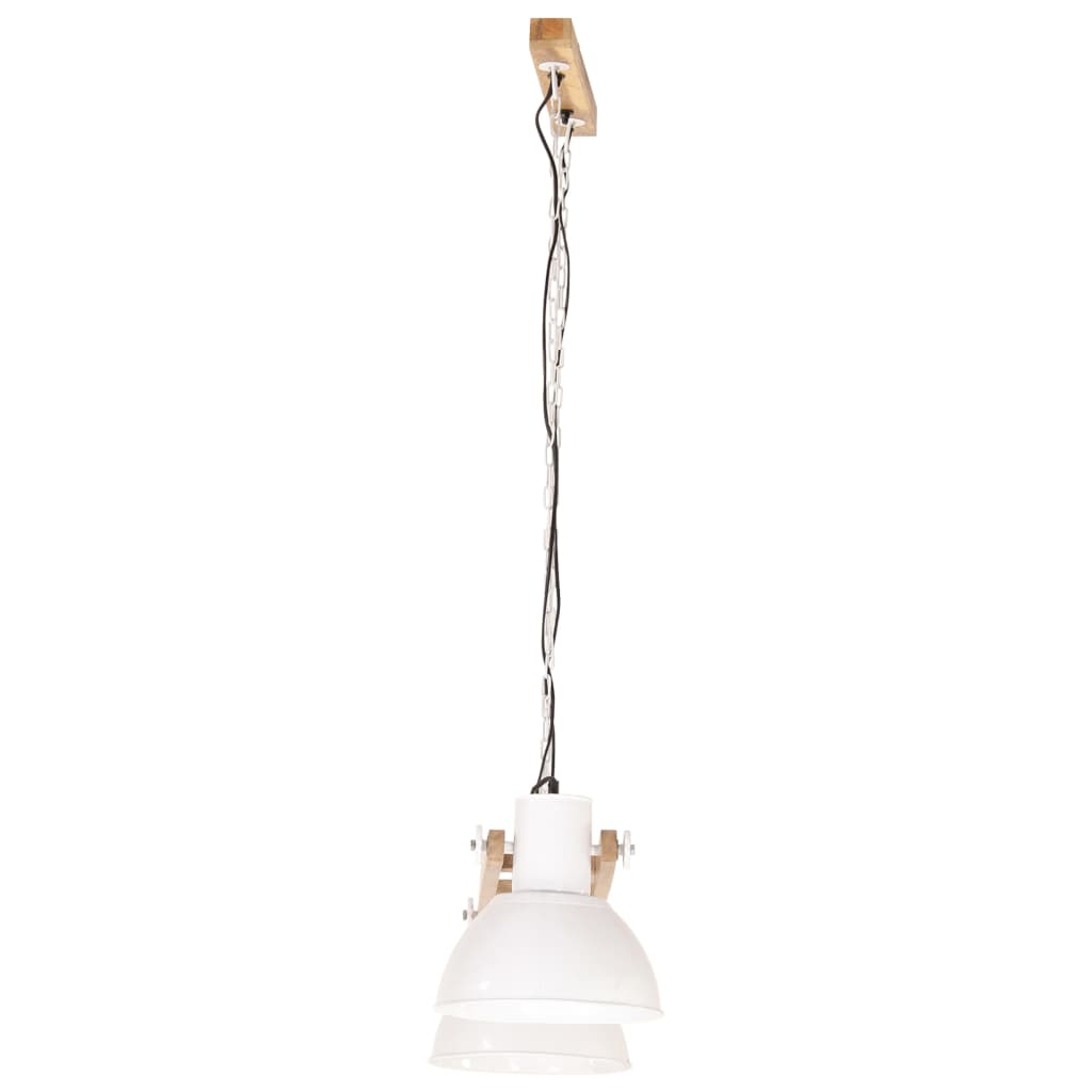 Lampada a Sospensione Industriale 25 W Bianca 109 cm E27 - homemem39