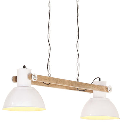 Lampada a Sospensione Industriale 25 W Bianca 109 cm E27 - homemem39