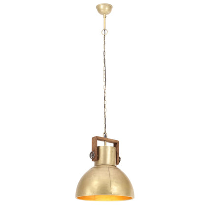 Lampada a Sospensione Industriale 25 W Ottone Rotonda 40 cm E27