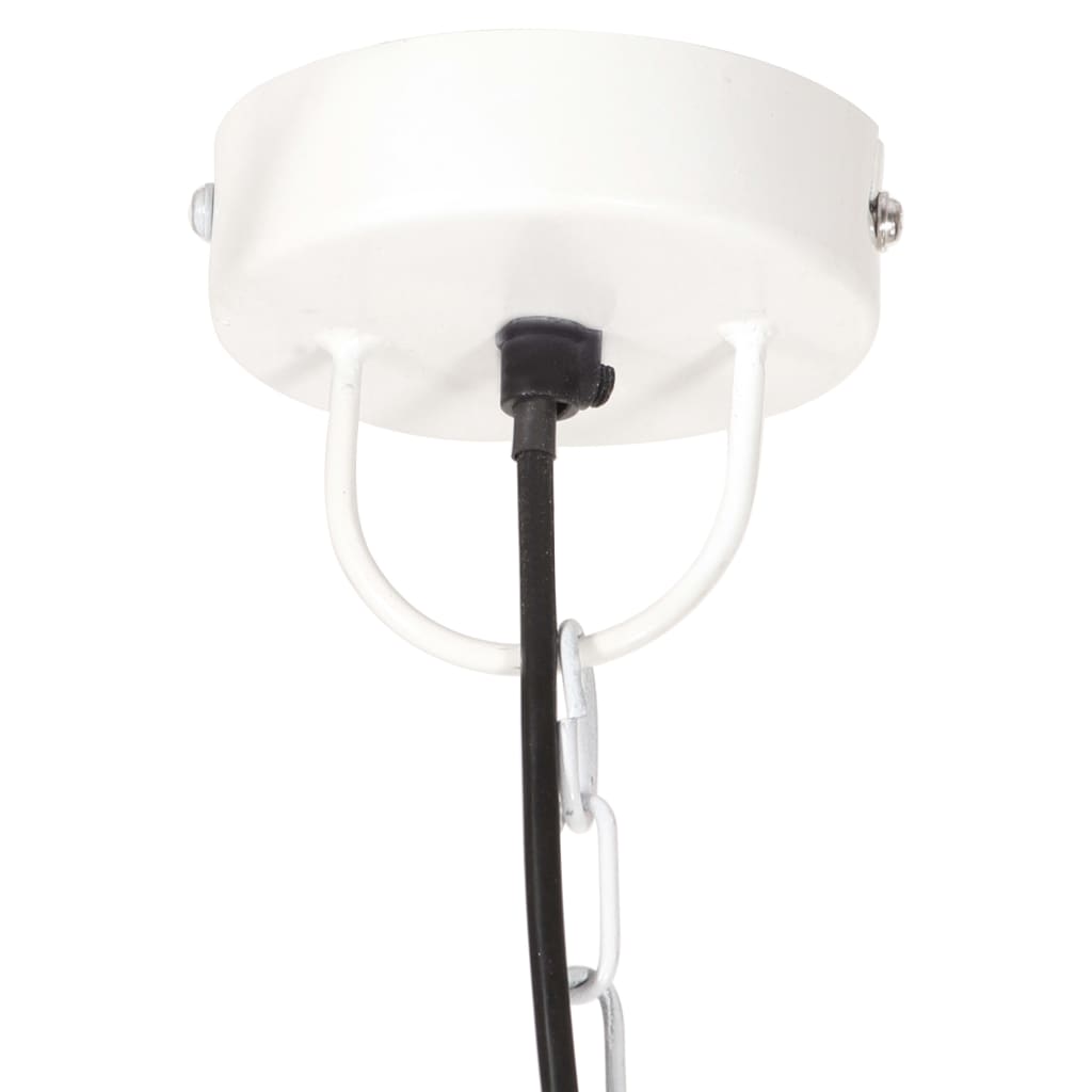 Lampada a Sospensione Industriale 25 W Bianca Rotonda 30 cm E27