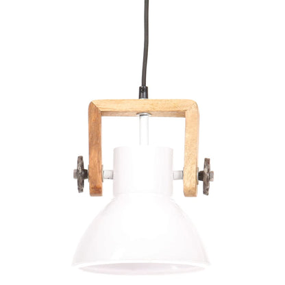 Lampada a Sospensione Industriale 25 W Bianca Rotonda 19 cm E27 | homemem39