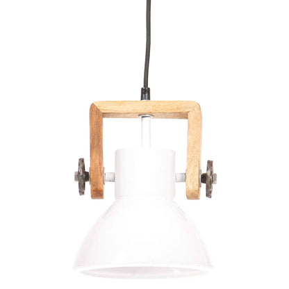 Lampada a Sospensione Industriale 25 W Bianca Rotonda 19 cm E27