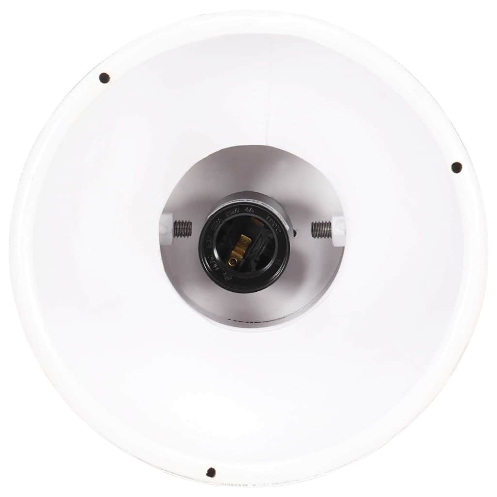 Lampada a Sospensione Industriale 25 W Bianca Rotonda 19 cm E27