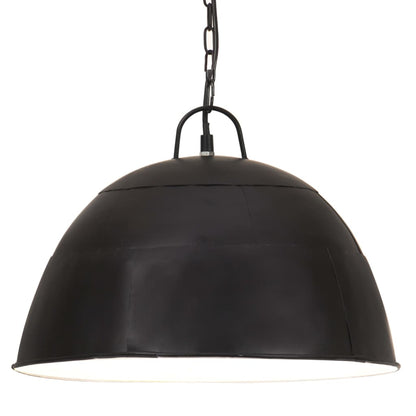 Lampada Industriale Vintage 25 W Nera Rotonda 40 cm E27 | homemem39