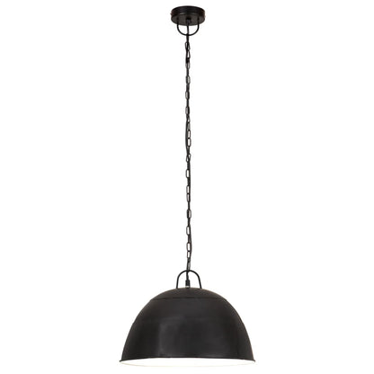 Lampada Industriale Vintage 25 W Nera Rotonda 40 cm E27 | homemem39