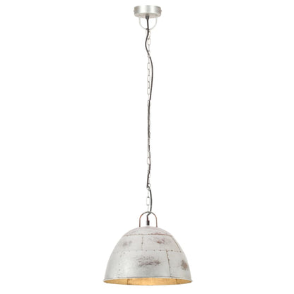 Lampada a Sospensione Vintage 25 W Argento Rotonda 31 cm E27