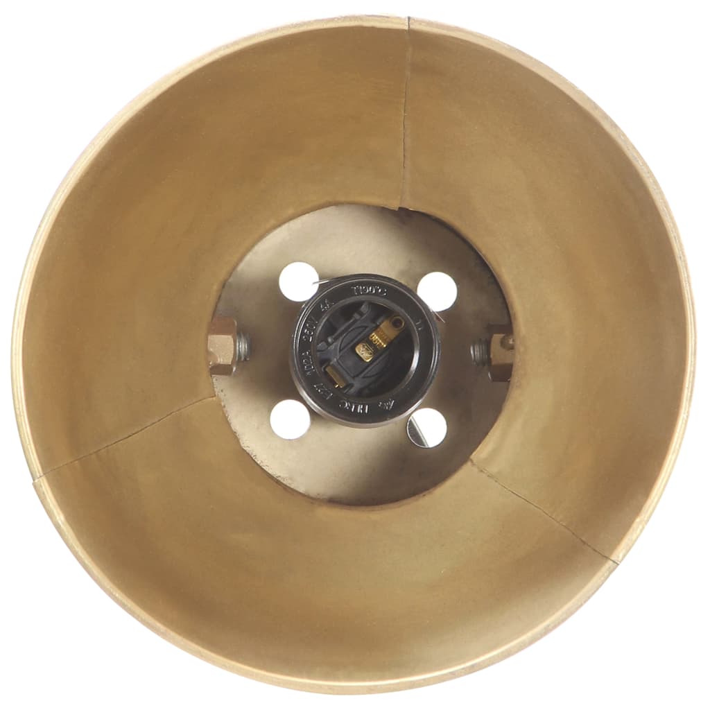 Lampada da Scrivania Industriale Ottone Rotonda 58x18x90 cm E27 | homemem39