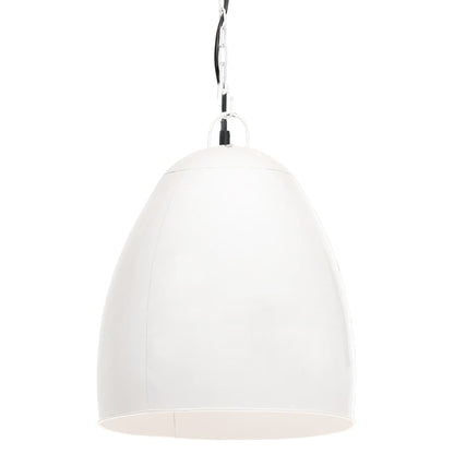 Lampada a Sospensione Industriale 25 W Bianca Rotonda 42 cm E27 - homemem39