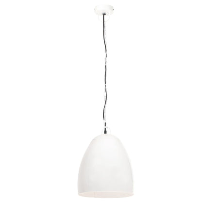 Lampada a Sospensione Industriale 25 W Bianca Rotonda 42 cm E27 - homemem39