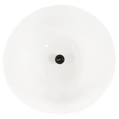 Lampada a Sospensione Industriale 25 W Bianca Rotonda 42 cm E27 - homemem39