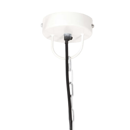 Lampada a Sospensione Industriale 25 W Bianca Rotonda 32 cm E27