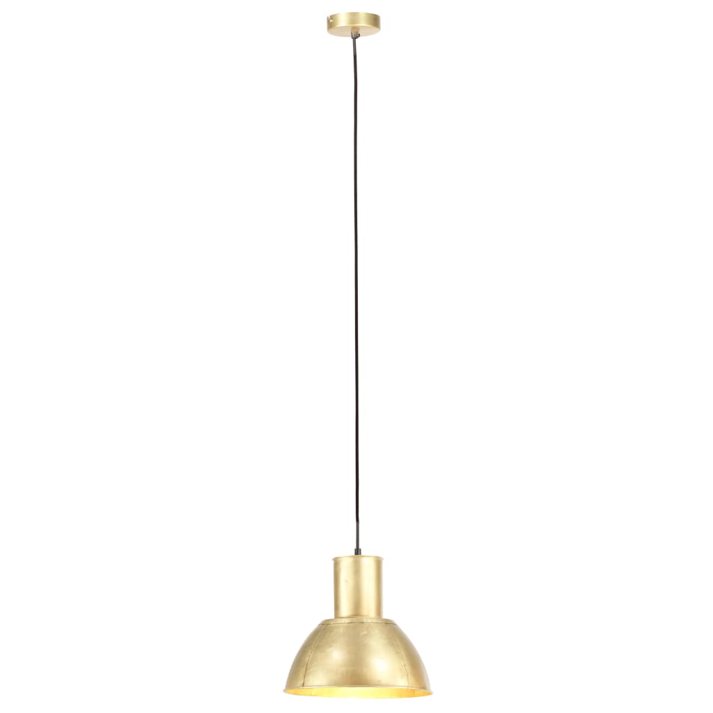 Lampada a Sospensione 25 W Ottone Rotonda 28,5 cm E27