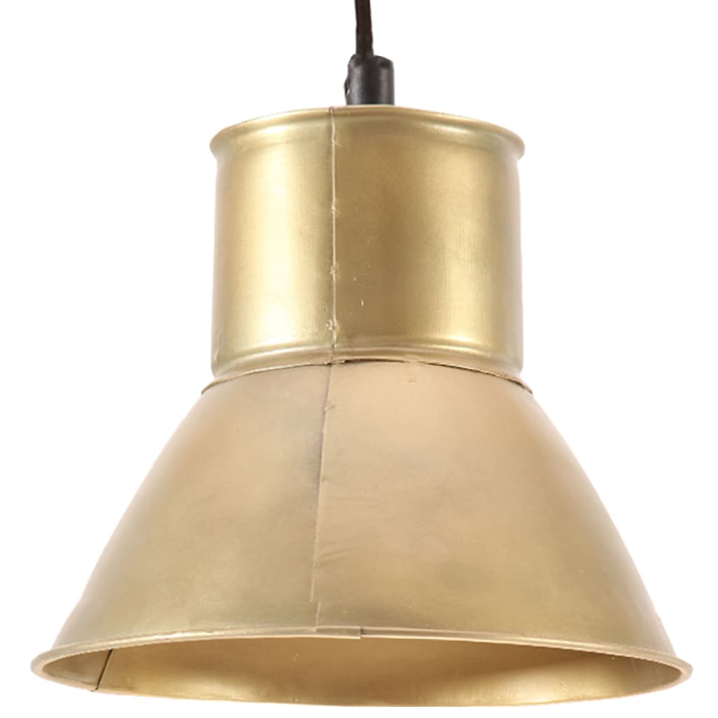 Lampada a Sospensione 25 W Ottone Rotonda 17 cm E27