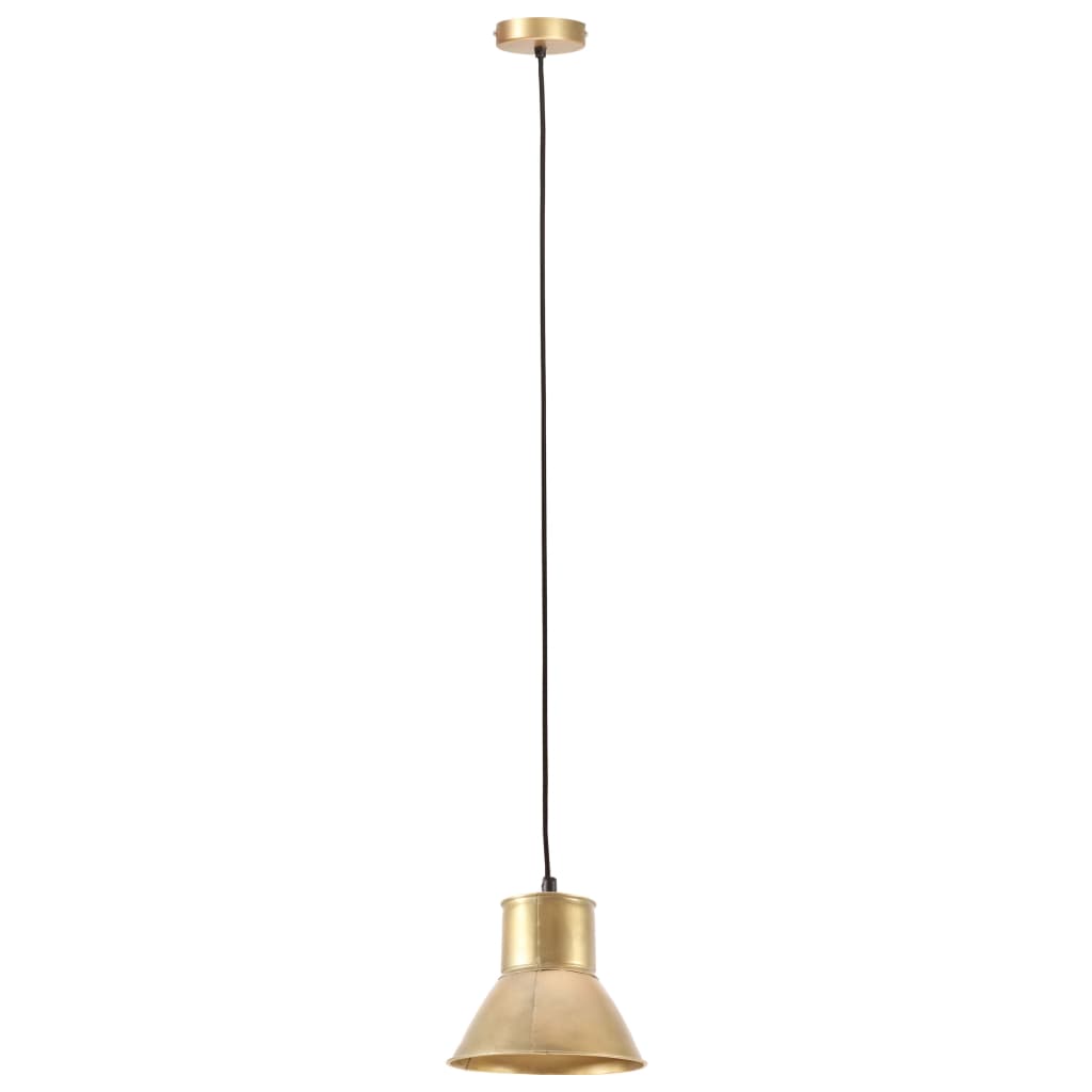 Lampada a Sospensione 25 W Ottone Rotonda 17 cm E27