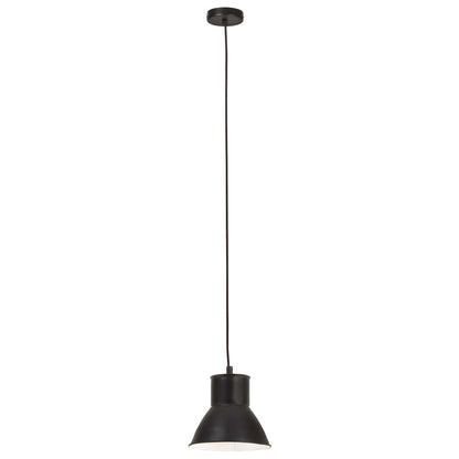 Lampada a Sospensione 25 W Nera Rotonda 17 cm E27 | homemem39