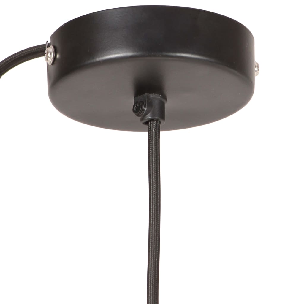 Lampada a Sospensione 25 W Nera Rotonda 17 cm E27 | homemem39