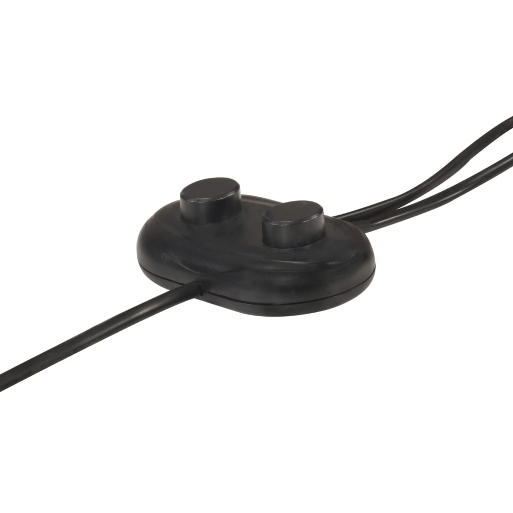 Lampada da Pavimento con 2 Paralumi Ottone E27 in Ghisa | homemem39