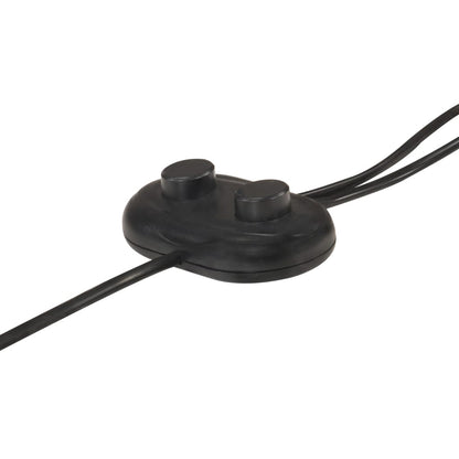 Lampada da Pavimento con 2 Paralumi Ottone E27 in Ghisa | homemem39