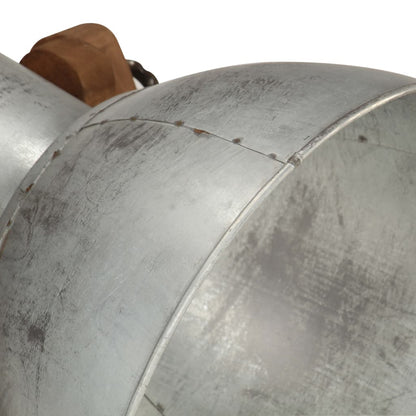 Lampade da Pavimento 3 pz Argento E27 in Massello di Mango - homemem39