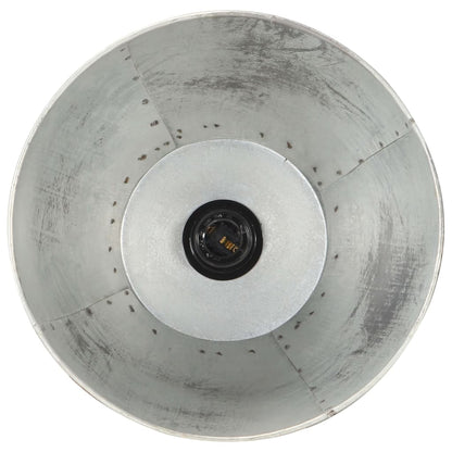 Lampade da Pavimento 3 pz Argento E27 in Massello di Mango - homemem39