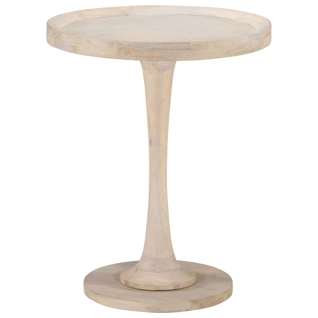 Tavolino di Servizio Ø60x75 cm in Legno Massello di Mango | homemem39