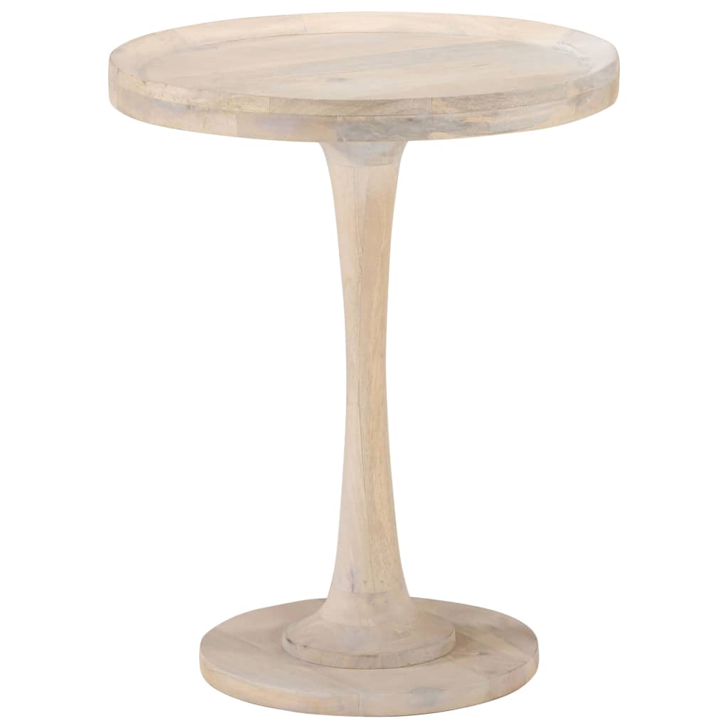 Tavolino di Servizio Ø60x75 cm in Legno Massello di Mango | homemem39