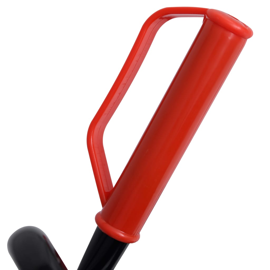 Carrello a Mano Telescopico 200 kg Nero e Rosso - homemem39