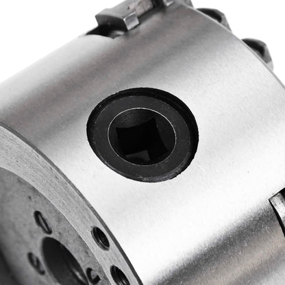 Mandrino per Tornio a 4 Griffe Autocentrante 80 mm in Acciaio - homemem39