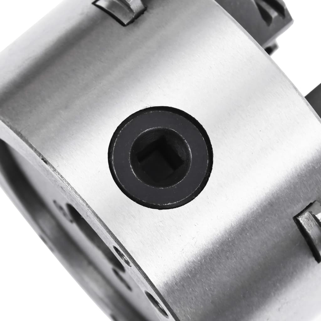 Mandrino per Tornio a 4 Griffe Autocentrante 100 mm in Acciaio - homemem39