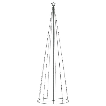 Albero di Natale a Cono con 330 LED Bianco Caldo 100x300 cm