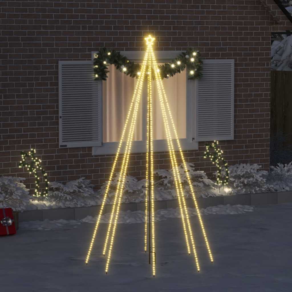 Albero di Natale Cascata Luci LED Interni Esterni 400 LED 2,5 m | homemem39