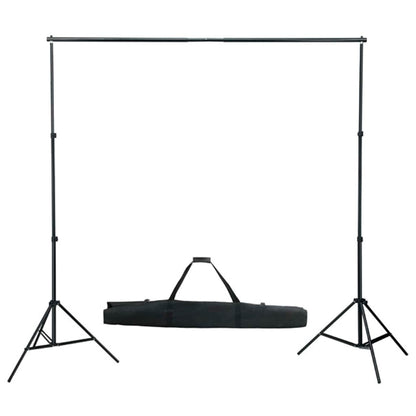 Kit Studio Fotografico con Fondale Luci e Ombrelli