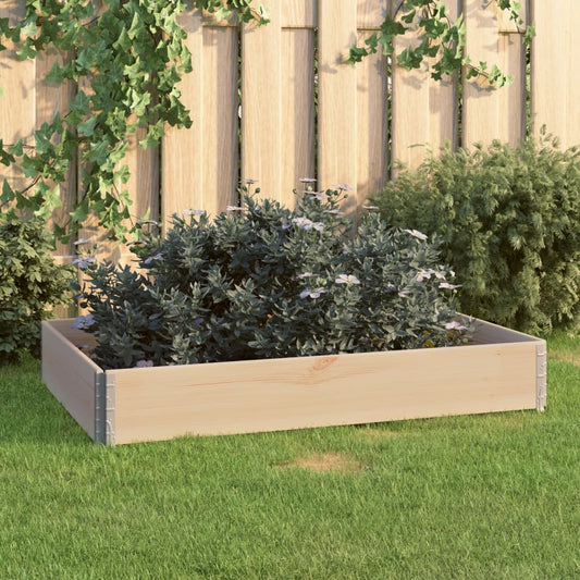 Fioriera Rialzata 80x120 cm in Legno Massello di Pino | homemem39