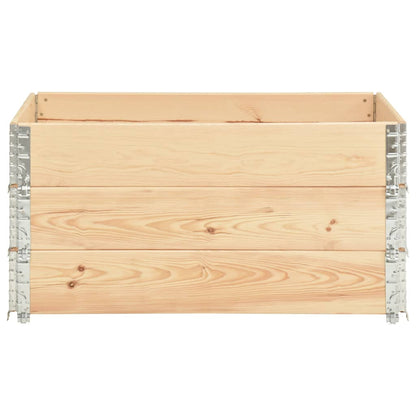 Fioriere Rialzate 3 pz 80x120 cm in Legno Massello di Pino | homemem39